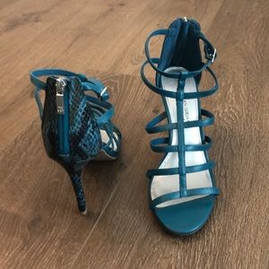 Christian Siriano caged heels